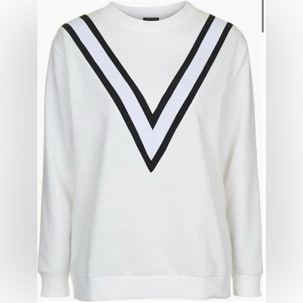 TOPSHOP Sporty Colorblock sweatshirt Size M (8)